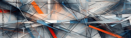 An artistic arrangement of abstract geometric elements forming a captivating backdrop.