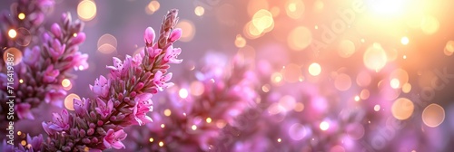 Still Life Heather Flowers, Banner Image For Website, Background, Desktop Wallpaper