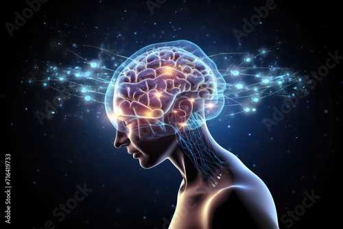Aging brain complex puzzle - mind game ingenious synapses pathways. Wit visionary, brain's visualization, splashy brilliant. Conceptual thinking innovative witty neurological quirky mental human axon.