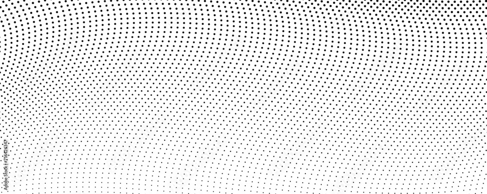 Halftone monochrome background with flowing dots Halftone monochrome background with flowing dots