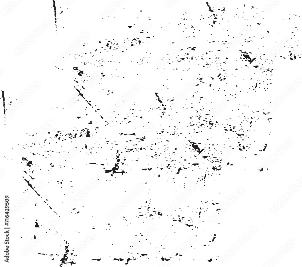 Dust Dots Grunge Texture Set. Black Dusty Scratchy Pattern Collection. Abstract Grainy Background. Vector Design Artwork. 