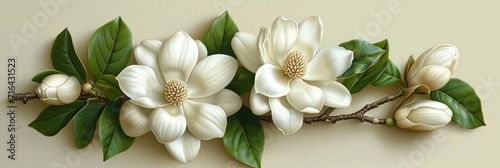  Bouguet Magnolia Champaca Flowers Wrapped Banana  Banner Image For Website  Background  Desktop Wallpaper