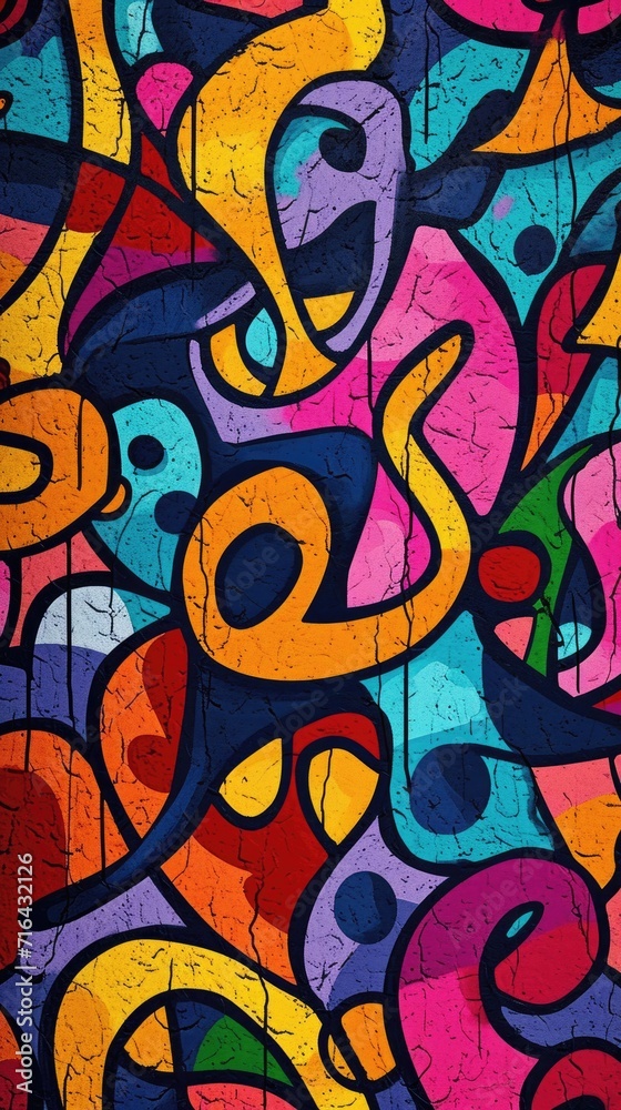 graffiti on the wall graffiti on the wall