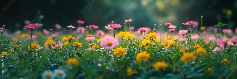  Bright Morning Flowers That Looks Incomplete, Banner Image For Website, Background, Desktop Wallpaper