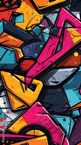 graffiti on the wall