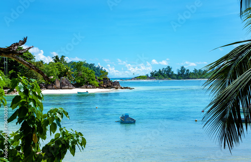Bay Anse L'Islette, Island Mahé, Republic of Seychelles, Africa. #716436303