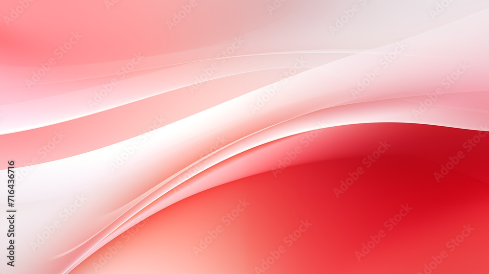 Obraz premium abstract wavy red gradient color background