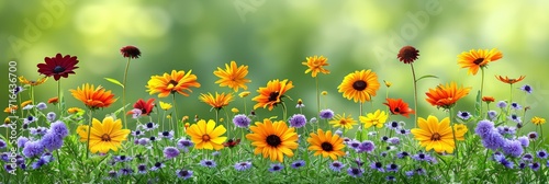  Colorful Flowers Spring, Banner Image For Website, Background, Desktop Wallpaper