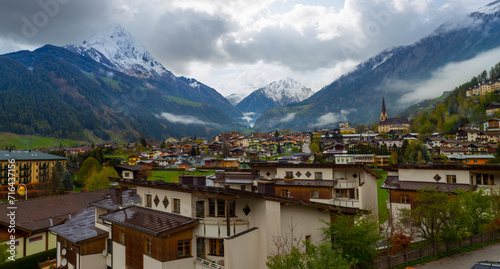 Townscape of Ischgl, a town in the Paznaun Valley, province of Tyrol, Austria. © Samet