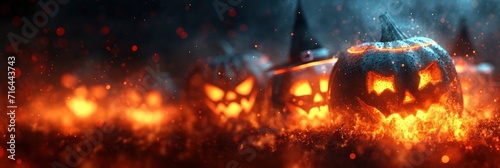  Halloween Banner Design Witch Hat Pumpkins, Banner Image For Website, Background, Desktop Wallpaper