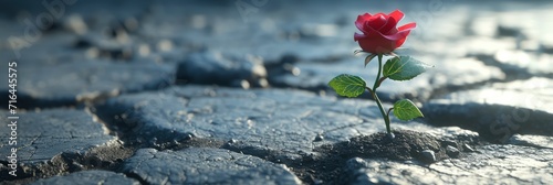  Lonely Rose Grows Garden, Banner Image For Website, Background, Desktop Wallpaper