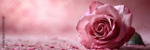  Pink Rose On White Background Valentines  Banner Image For Website  Background  Desktop Wallpaper