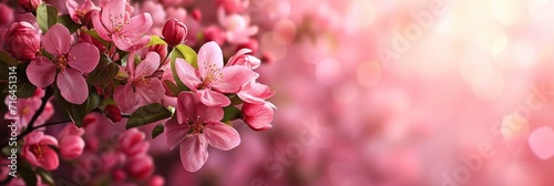  Spring Beautiful Apple Blossom Background, Banner Image For Website, Background, Desktop Wallpaper