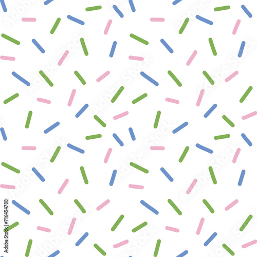 Sprinkle seamless pattern. Pattern for textiles, wrapping paper, wallpapers, backgrounds 
