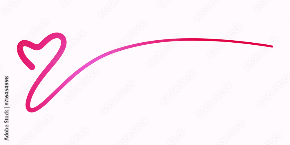 pink hand drawn symbol of heart, expressing love pink hand drawn symbol of heart, expressing love