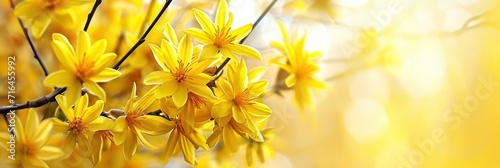  Yellow Flowers Concept Arrival Spring Production, Banner Image For Website, Background, Desktop Wallpaper