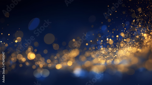 Abstract festive and new year background with stunning soft bokeh lights and shiny elements