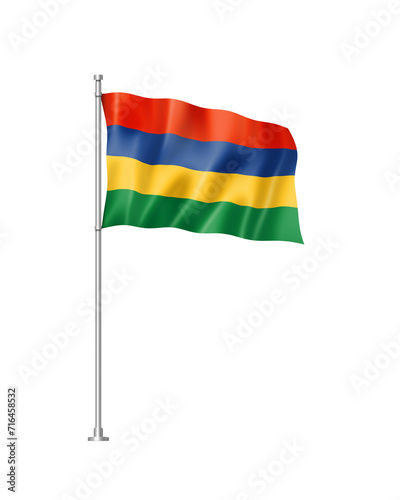 Free Download Mauritius flag isolated on white - GFXLoad