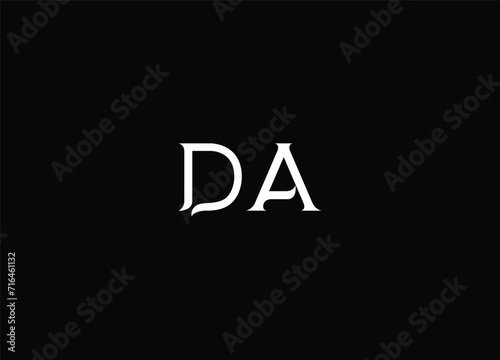 Best DA letter logo design and initial 