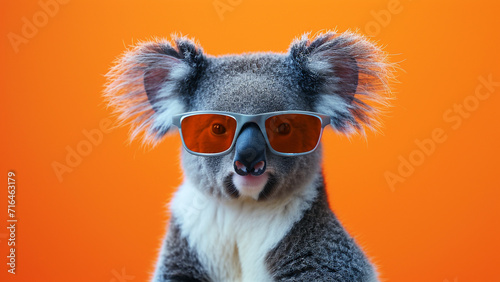 Stylish Koala Joey Portrait Wearing Summershade Sunglasses © icehawk33