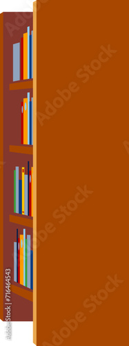 books on shelf  library icon