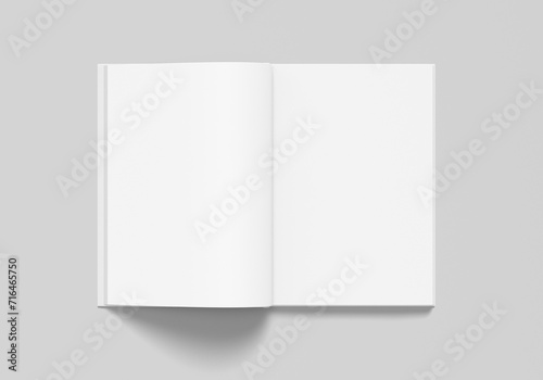 Bild auf Leinwand Blank hard cover book mockup