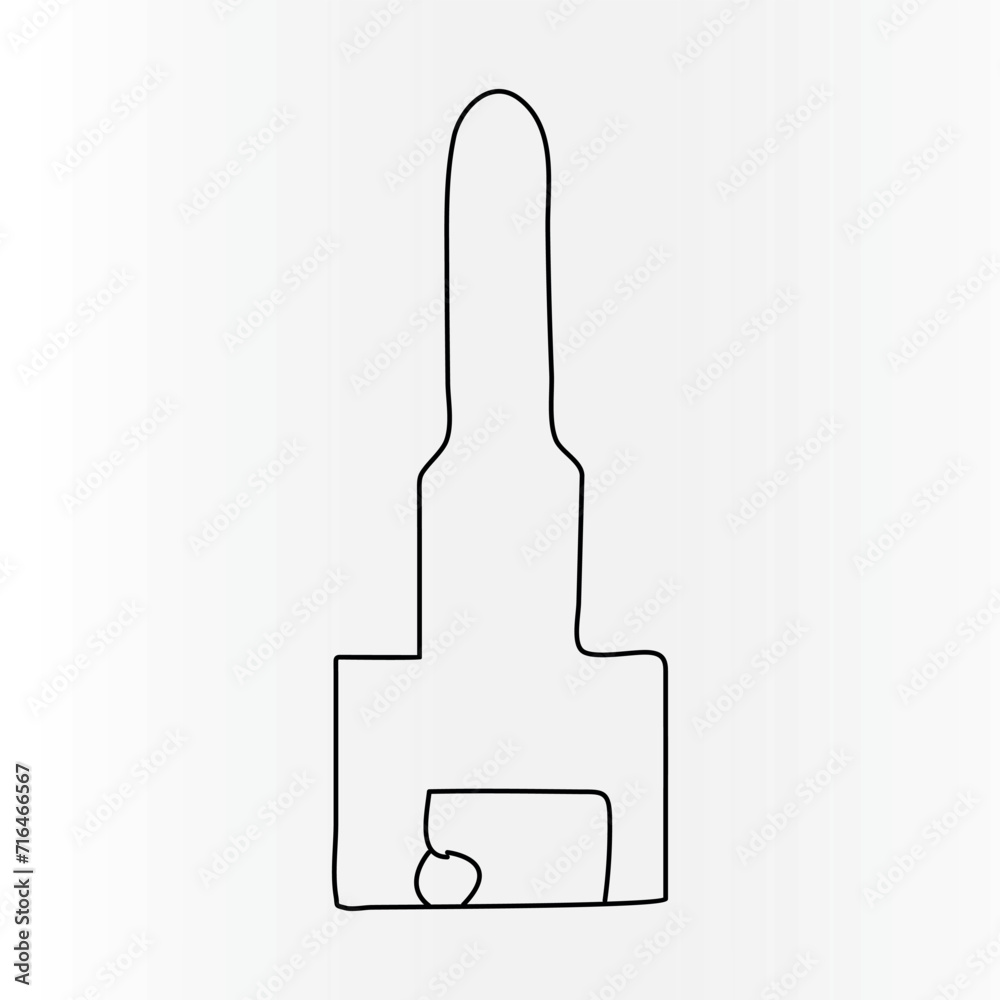 Key icon continuous one line drawing outline vector illustration
Key icon continuous one line drawing outline vector illustration
