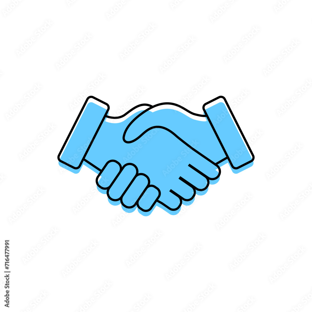 handshake icon vector design illustration handshake icon vector design illustration