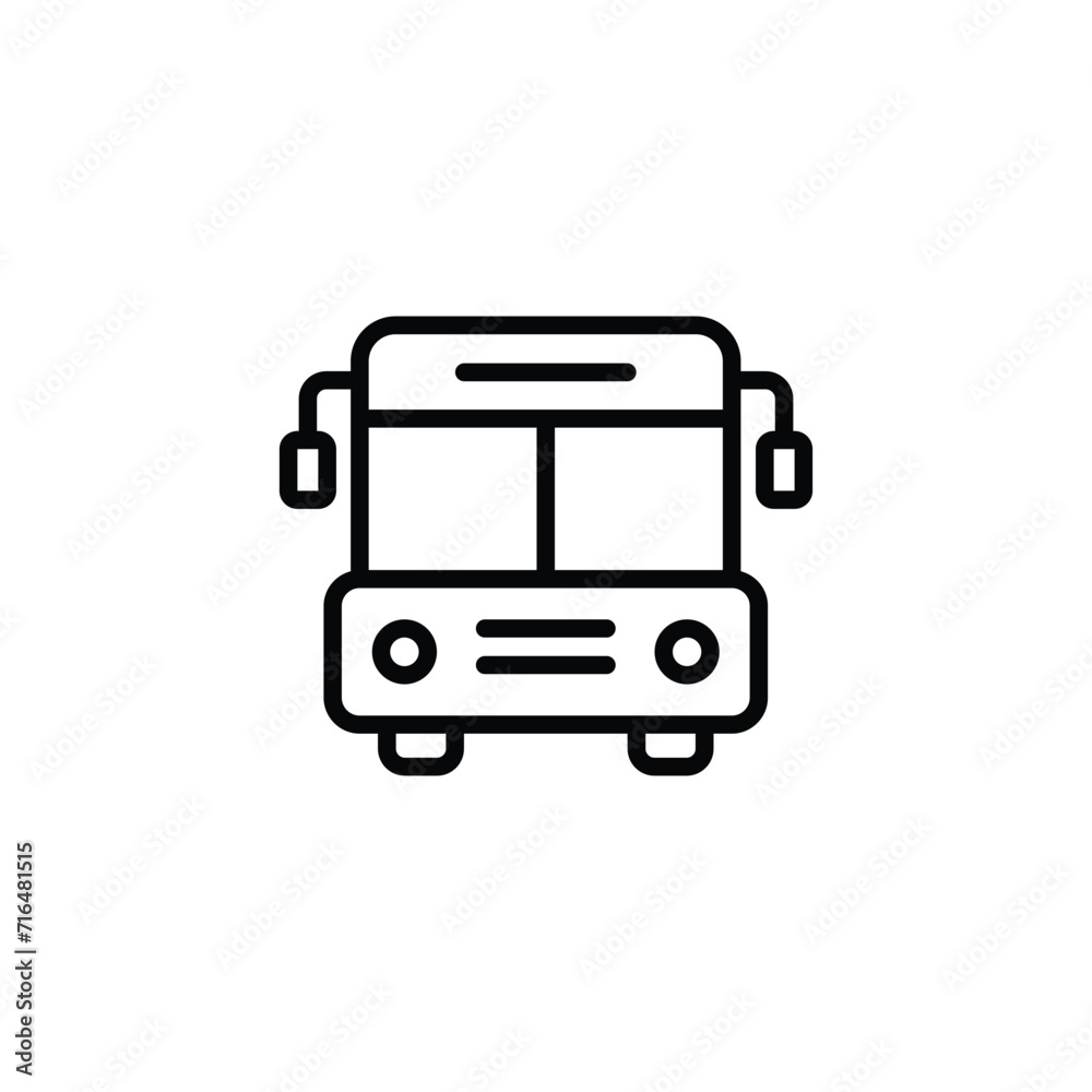 School Bus icon vector