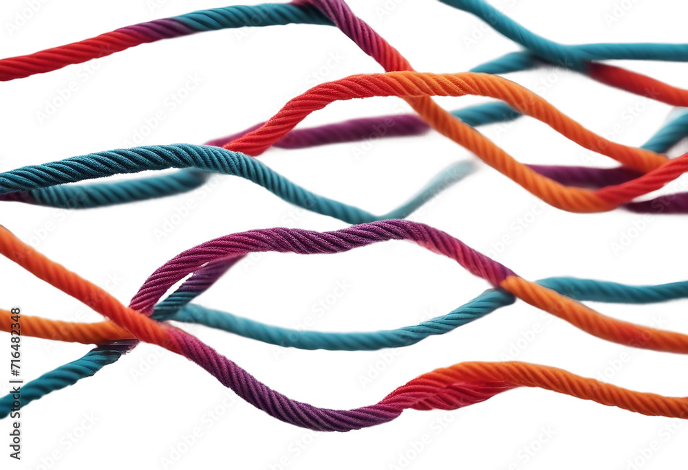 Twisted pipe cleaners in two tone twists isolated on white standing up like bar graphs Twisted pipe cleaners in two tone twists isolated on white standing up like bar graphs