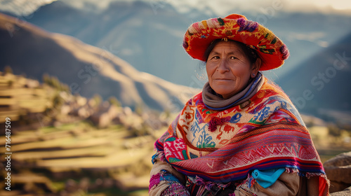  Quechua Woman in traditional attire