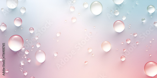 Oil with Bubbles on Coral Background: Pink Abstract Space Beauty with Soft Selective Focus, a Mesmerizing Journey into Ephemeral Radiance