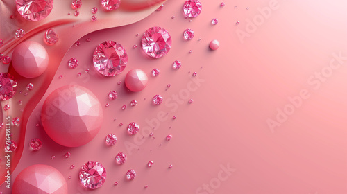 A Pink Diamond Background Abstract Wallpaper