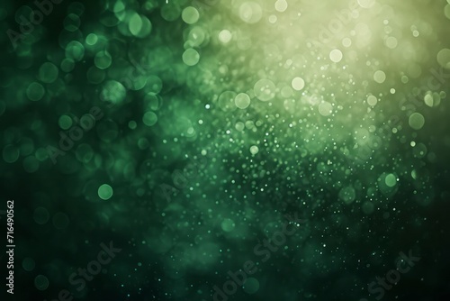 White green blurred gradient on dark grainy background, glowing light spot, copy space