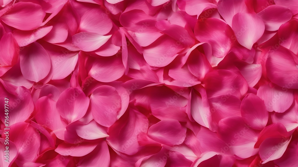 Bright pink rose petals. Pattern of petals. Bright pink rose petals. Pattern of petals.