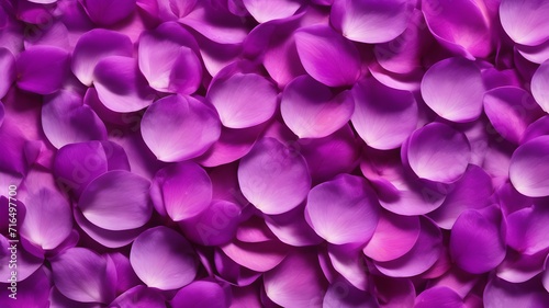 Bright purple flower petals. Pattern of petals. 