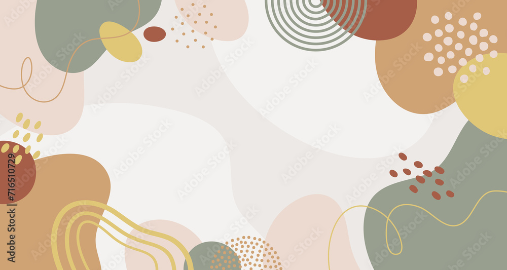 Naklejka premium Design banner frame background .Colorful poster background vector illustration
