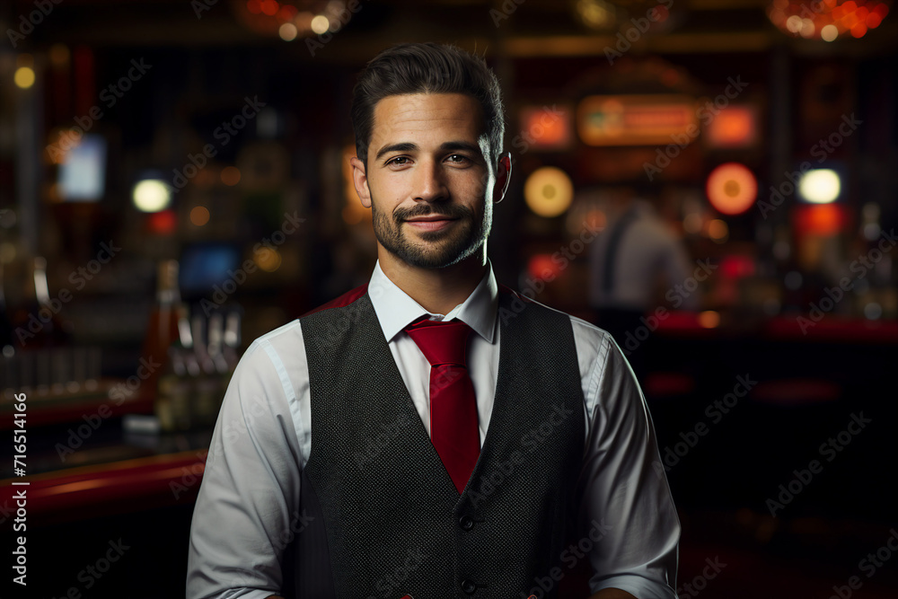 Concept of casino games poker slots free spins chips cards dice players las vegas Generative AI picture Concept of casino games poker slots free spins chips cards dice players las vegas Generative AI picture