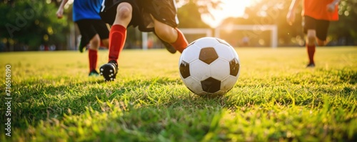 Soccer club training