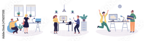 Office rest vector illustration. The organizations commitment to employee well being includes providing opportunities for rest and rejuvenation in office Finding moments amusement and delight