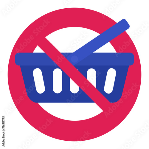 Boycott (flat design,cut out)