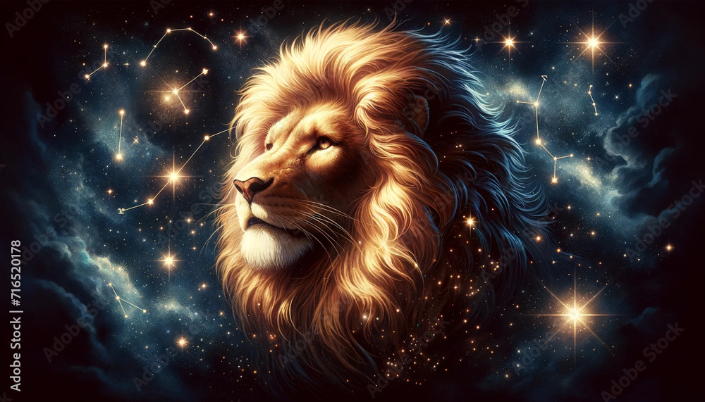 The zodiac sign is Leo. Astrology.