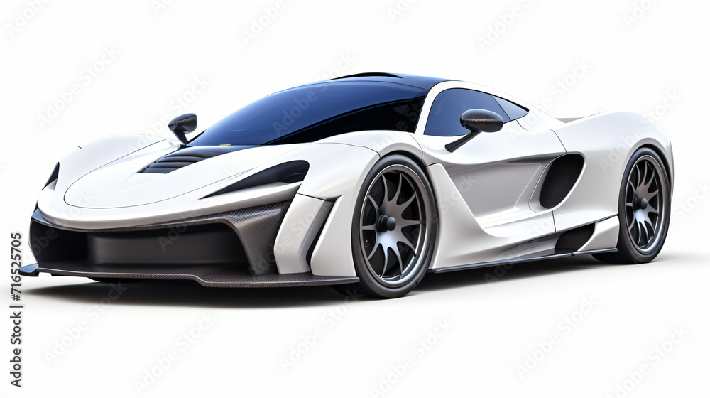 3d rendered fictional car illustration of a generic