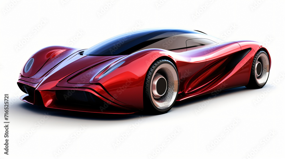 3d rendered fictional car illustration of a generic