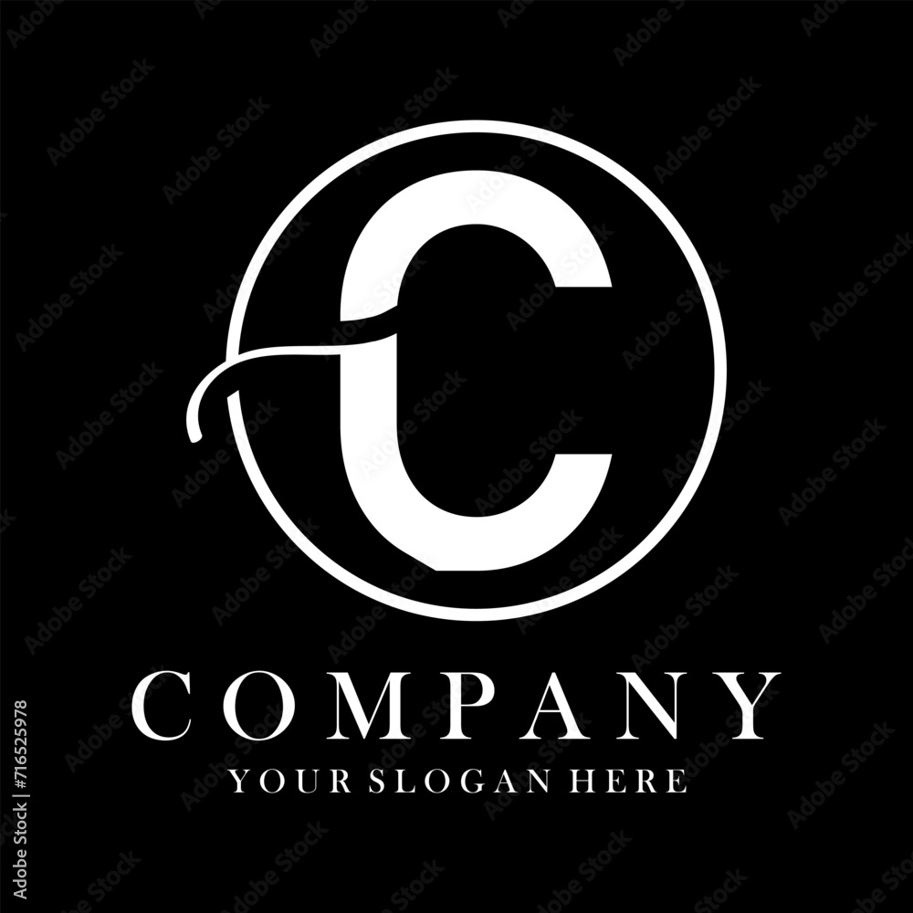 Luxury C Logo Design. C Letter Design Vector. Luxury C Logo Design. C Letter Design Vector.