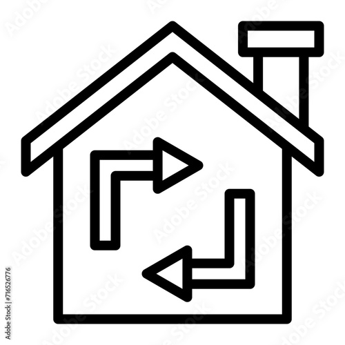 House Change Icon Design