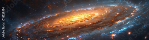 beautiful galaxy wallpaper. AI generative