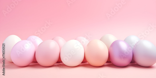 Pink copy space background with gold and white glitter decoration.  Pink Copy Space Extravaganza. Generative Ai. photo