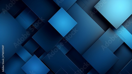 abstract background design composition with blue geometric shapes