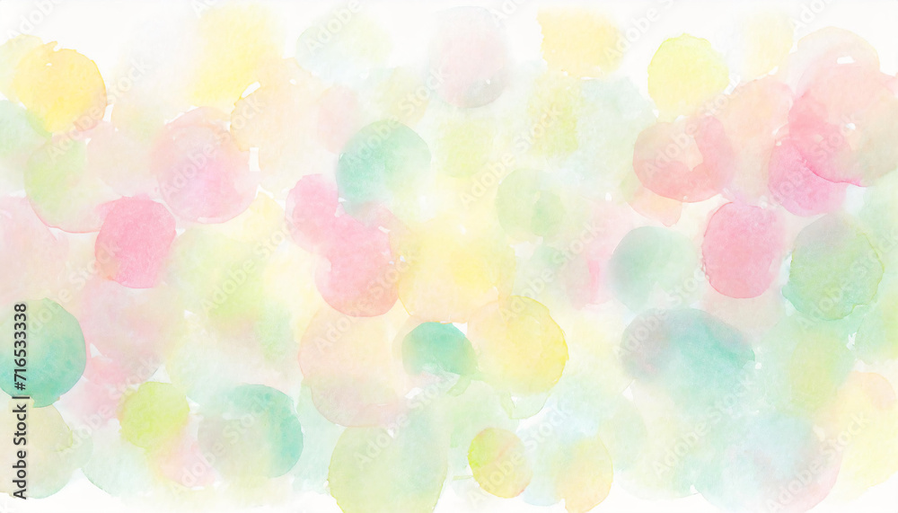 水彩にじみ_壁紙 / Spring 水彩にじみ_壁紙 / Spring
